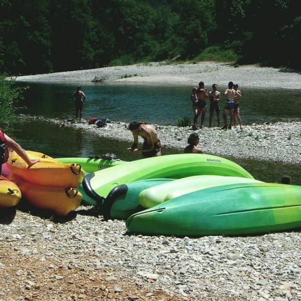 Kayak sur les rivières de l'Aveyron